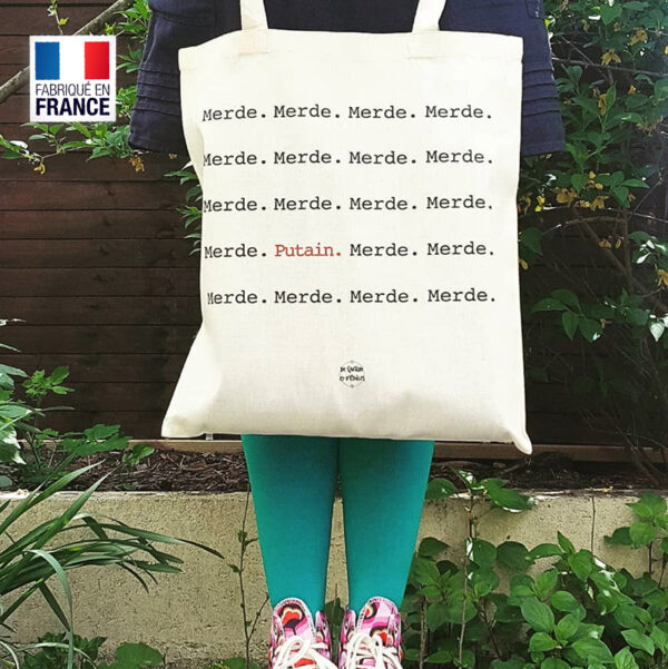 TOTEBAG-"MERDE"